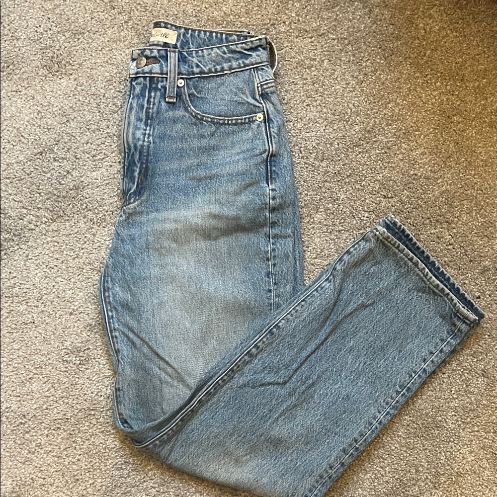Madewell Light Blue Straight Jeans